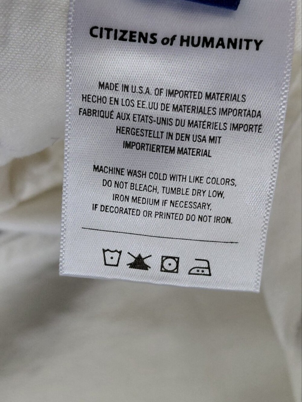 Citizens of Humanity Ayla Baggy Jeans 27 Crescent White Premium Vintage Wide Leg - Picture 12 of 16